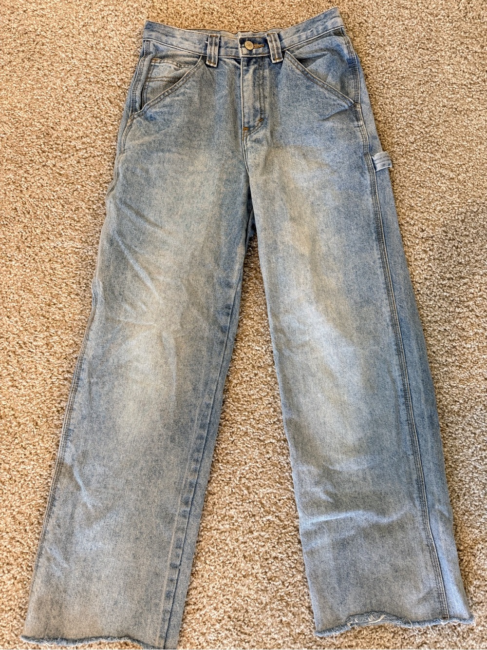 Light Blue Women's Boyfriend Jeans - Relaxed Straight Fit